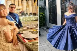 11 Gaya Fuji pakai gaun, glamor dan feminin