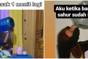 13 Meme lucu momen menjelang imsak, bikin ikutan panik