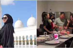 7 Momen Sarita Abdul Mukti rayakan ultah mantan suami bareng anak-anak