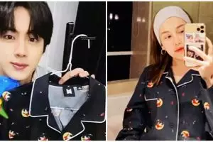 8 Momen Ayu Ting Ting kembaran fashion item dengan artis Korea