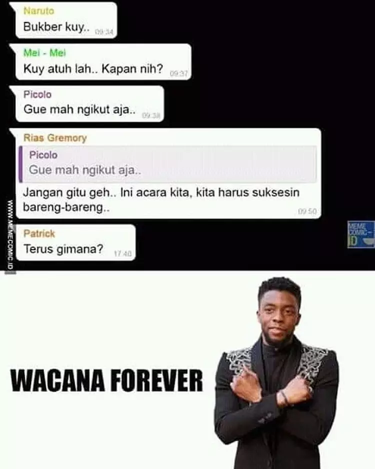 chat lucu ajak bukber © berbagai sumber