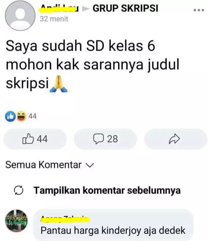 jawaban warganet di komentar © berbagai sumber