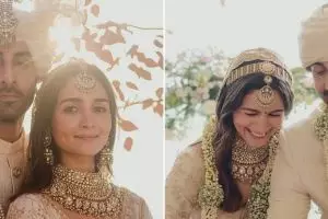 11 Momen pernikahan Ranbir Kapoor & Alia Bhatt, penuh suasana romantis