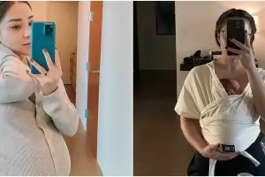 9 Potret terbaru Nikita Willy usai lahiran, badan langsingnya dipuji