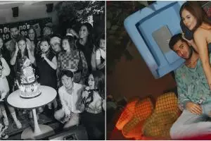 11 Momen Wulan Guritno rayakan ultah ke-41, mesra dengan Sabda Ahessa