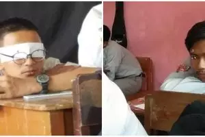11 Potret lucu siswa ngantuk berat saat di sekolah, bikin ketawa