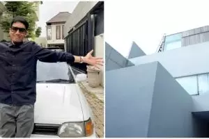 15 Potret rumah baru keluarga Desta, unik banyak kamuflase ruangan