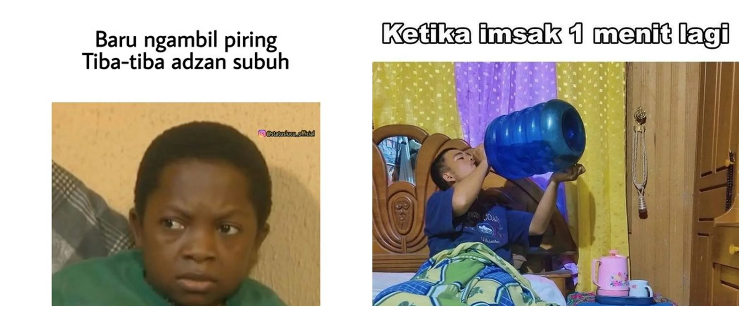 15 Meme lucu sahur mepet imsak ini bikin senyum lebar