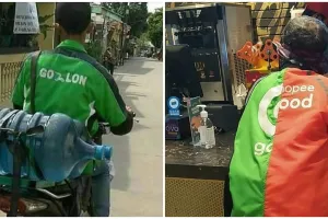 21 Potret absurd jaket driver ojek online, ada-ada aja idenya