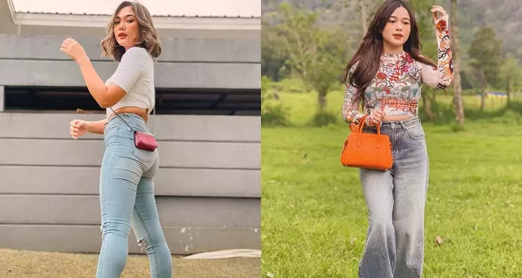 beda gaya Marion Jola dan Brisia Jodie © berbagai sumber beda gaya Marion Jola dan Brisia Jodie © berbagai sumber