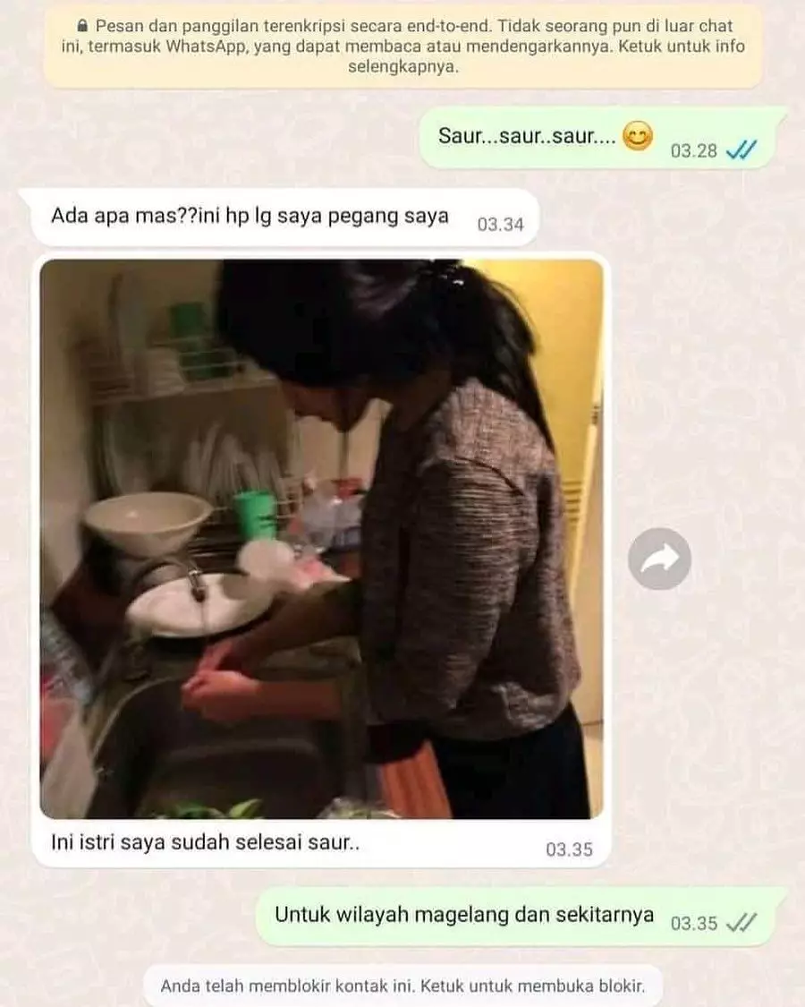 niat bangunin sahur malah apes © Instagram