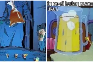 11 Meme kocak buka puasa pakai es ini bikin angguk setuju