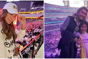 Momen seru 10 seleb nonton konser BTS, Luna Maya ikut soundcheck