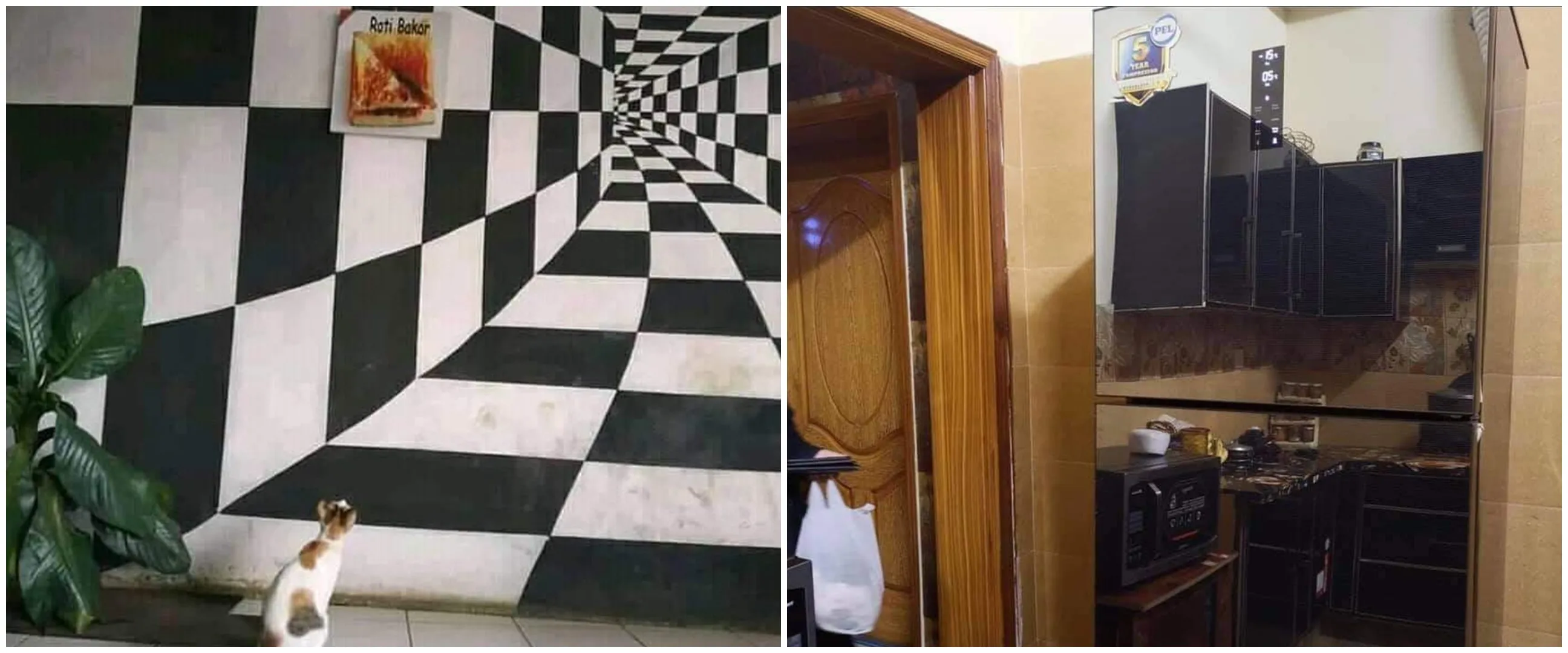 13 Penampakan lucu kena ilusi optik, bikin bingung lihatnya