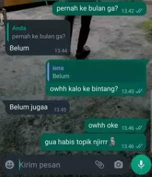 udah nggak ada topik pembicaraan © berbagai sumber