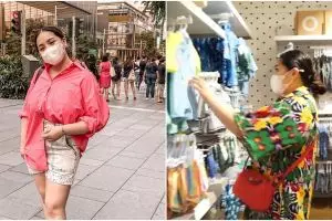 12 Momen Nagita Slavina berbelanja di Singapura, masuki 379 toko