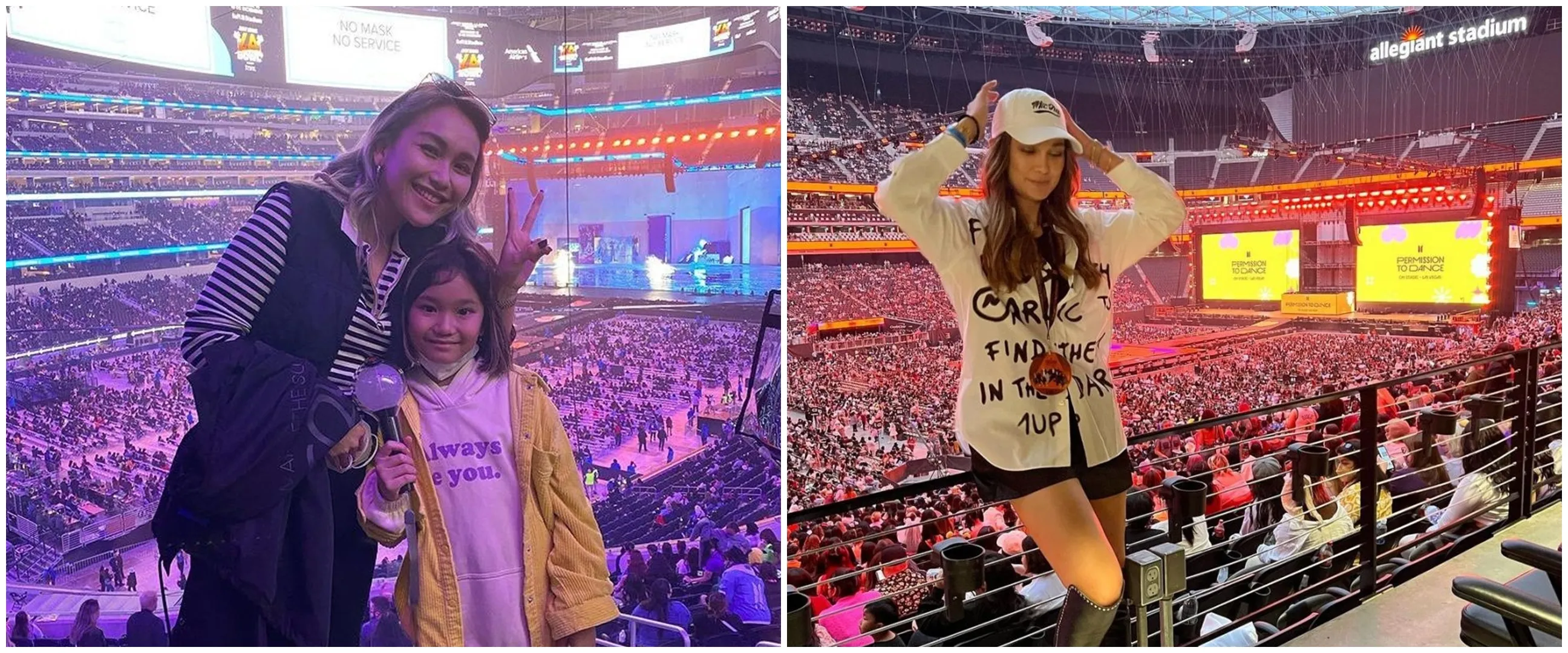 Gaya 10 seleb nonton konser K-Pop di luar negeri, Luna Maya stylish