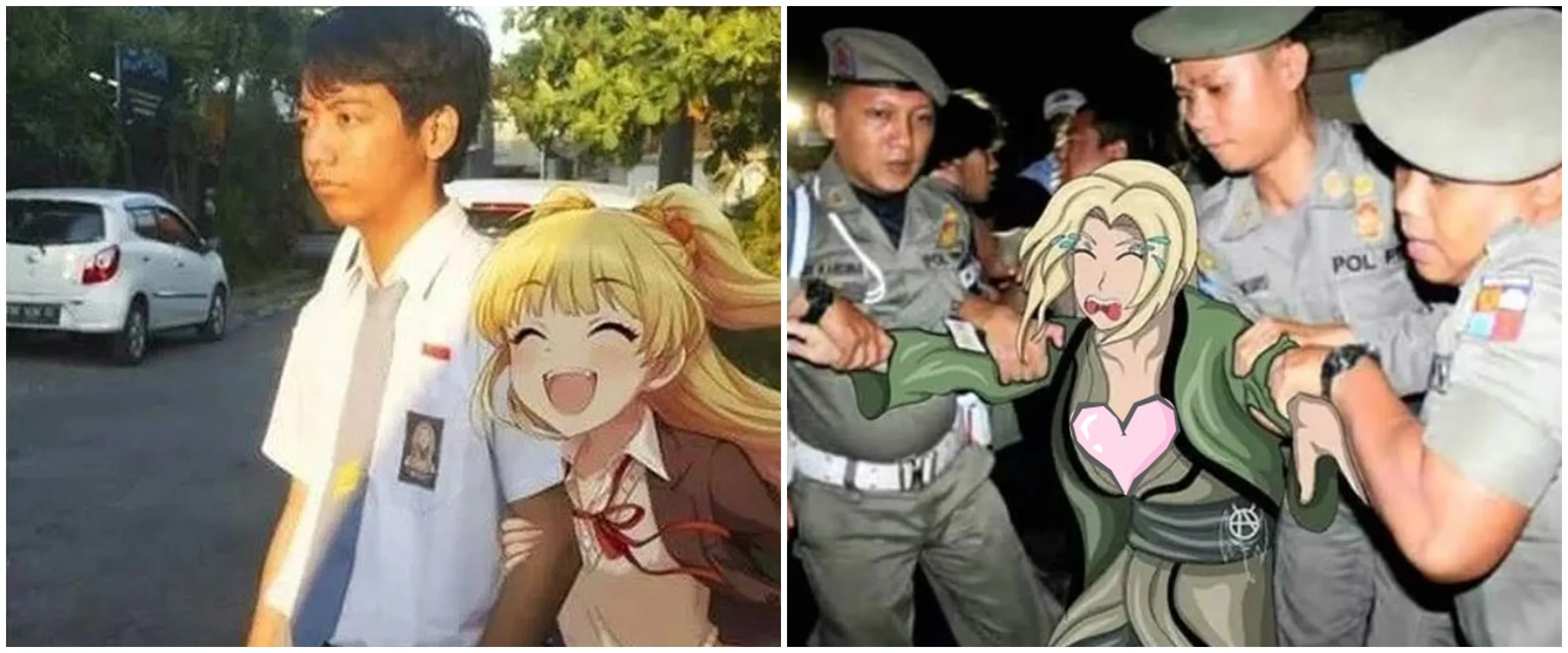 11 Editan absurd warganet bareng karakter anime ini bukti wibu sejati