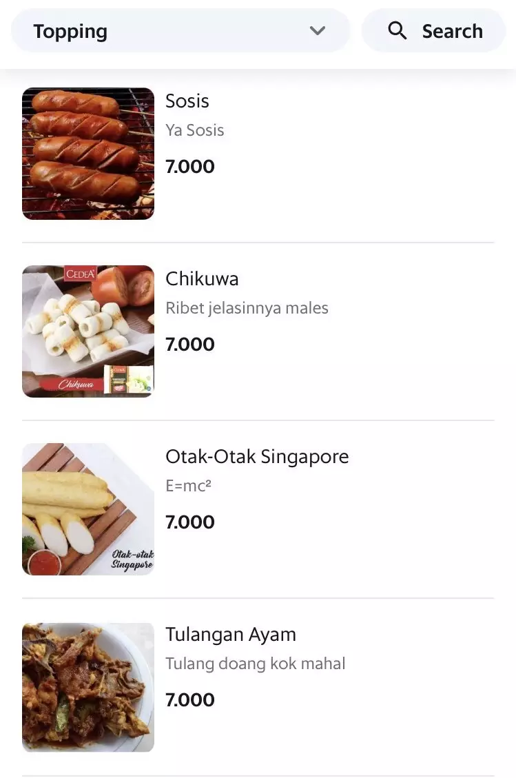 deskripsi makanan nyeleneh © berbagai sumber deskripsi makanan nyeleneh © berbagai sumber