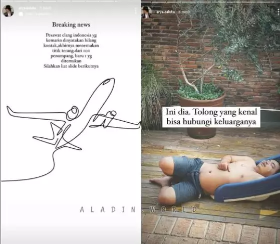 Arya Saloka komentari kecelakaan pesawat Ikatan Cinta Berbagai sumber