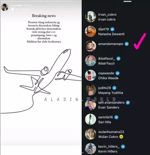 Arya Saloka komentari kecelakaan pesawat Ikatan Cinta Berbagai sumber