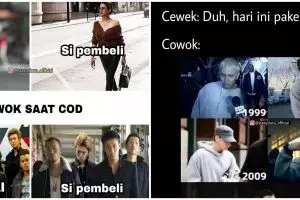 20 Meme lucu beda cewek dan cowok di keseharian ini kontras banget