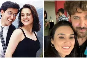 11 Potret persahabatan Hrithik Roshan & Preity Zinta dulu hingga kini