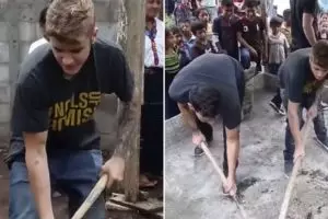Heboh video Justin Bieber jadi kuli bangunan, begini faktanya