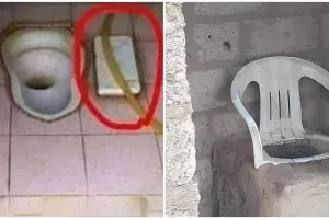 11 Bentuk kloset ini absurd abis, mikir dua kali pas mau pakai