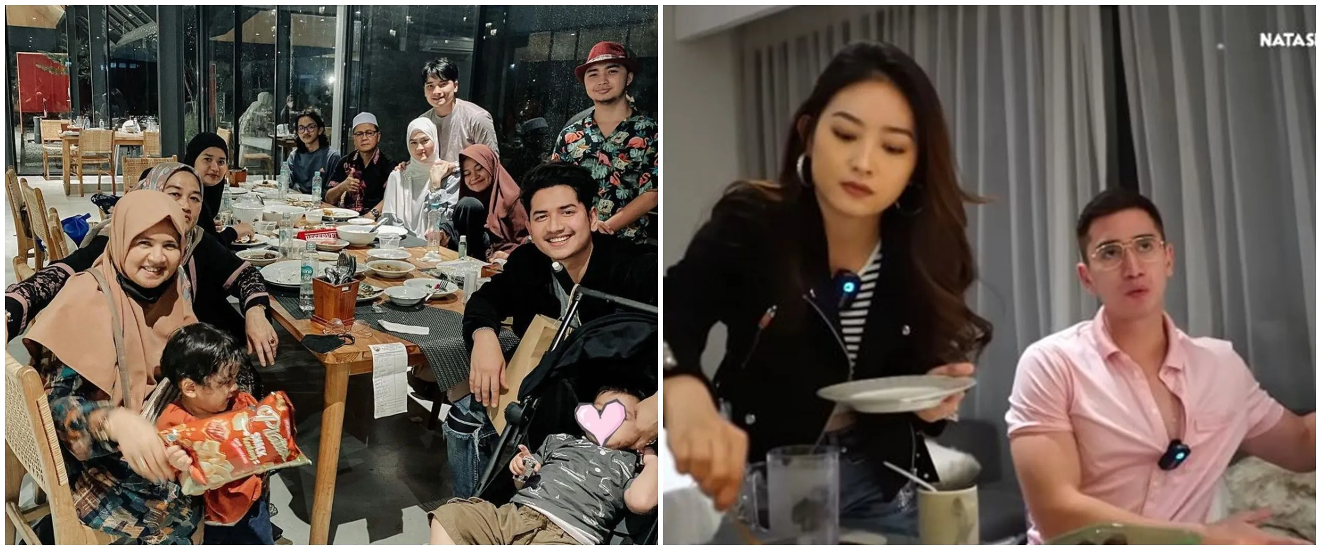 Tetap akur, ini momen hangat 11 seleb buka puasa bareng mantan