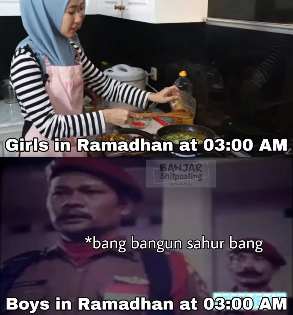 Meme kocak tentang sahur © berbagai sumber