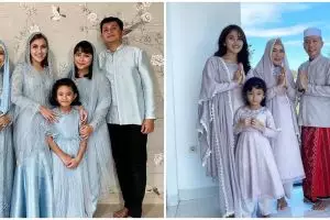 Intip inspirasi 11 seragam keluarga Ayu Ting Ting, cocok buat Lebaran