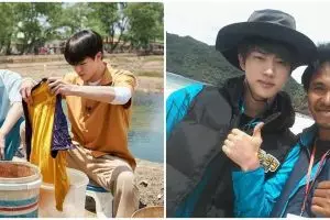 Bukan editan, gaya 12 idol K-Pop saat di Indonesia ini melokal banget