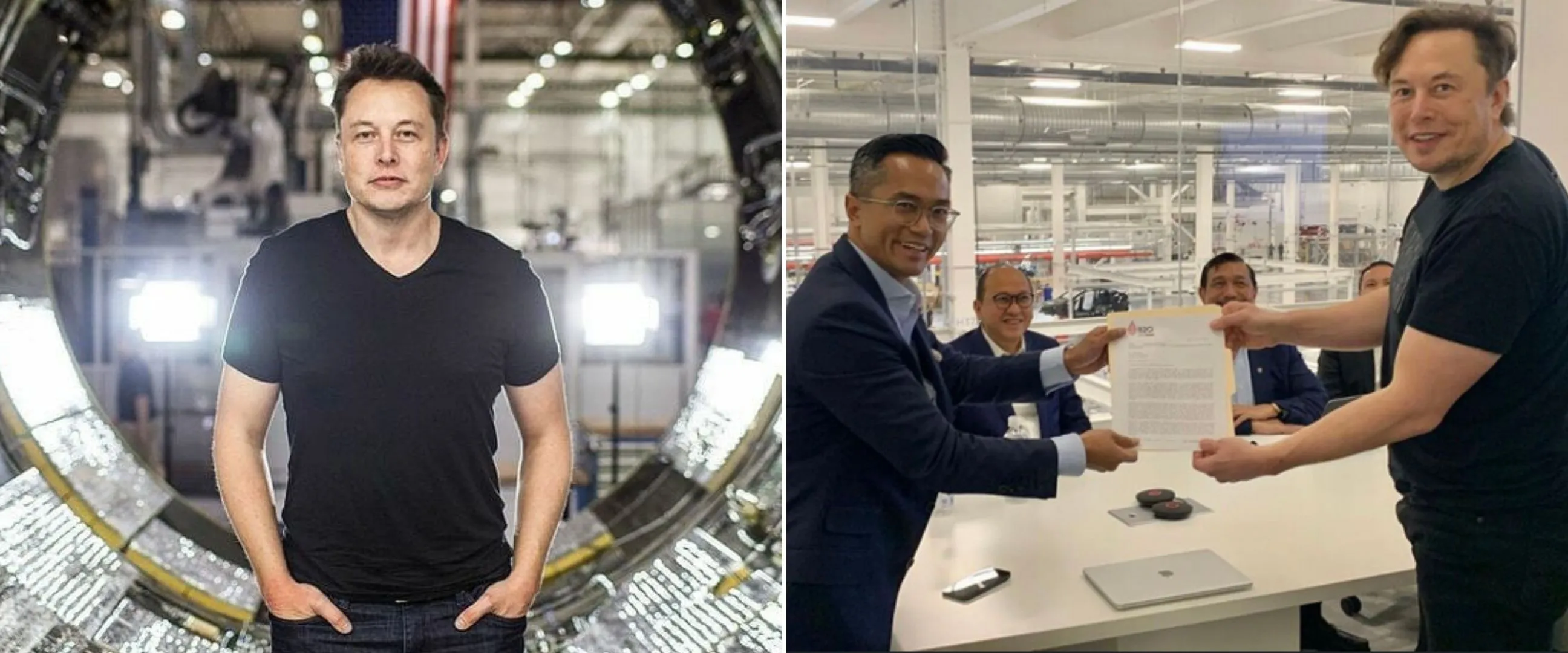 11 Potret Elon Musk ketemu delegasi Indonesia, penampilannya disorot