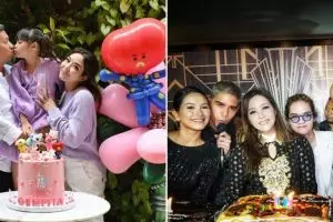 Tetap akrab, 11 seleb ini rayakan ultah anak bareng mantan istri