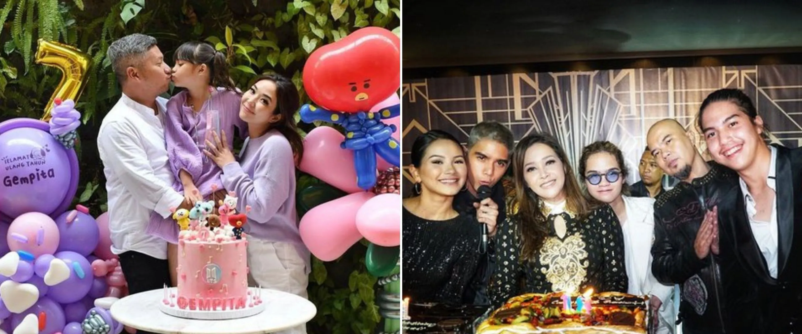 Tetap akrab, 11 seleb ini rayakan ultah anak bareng mantan istri