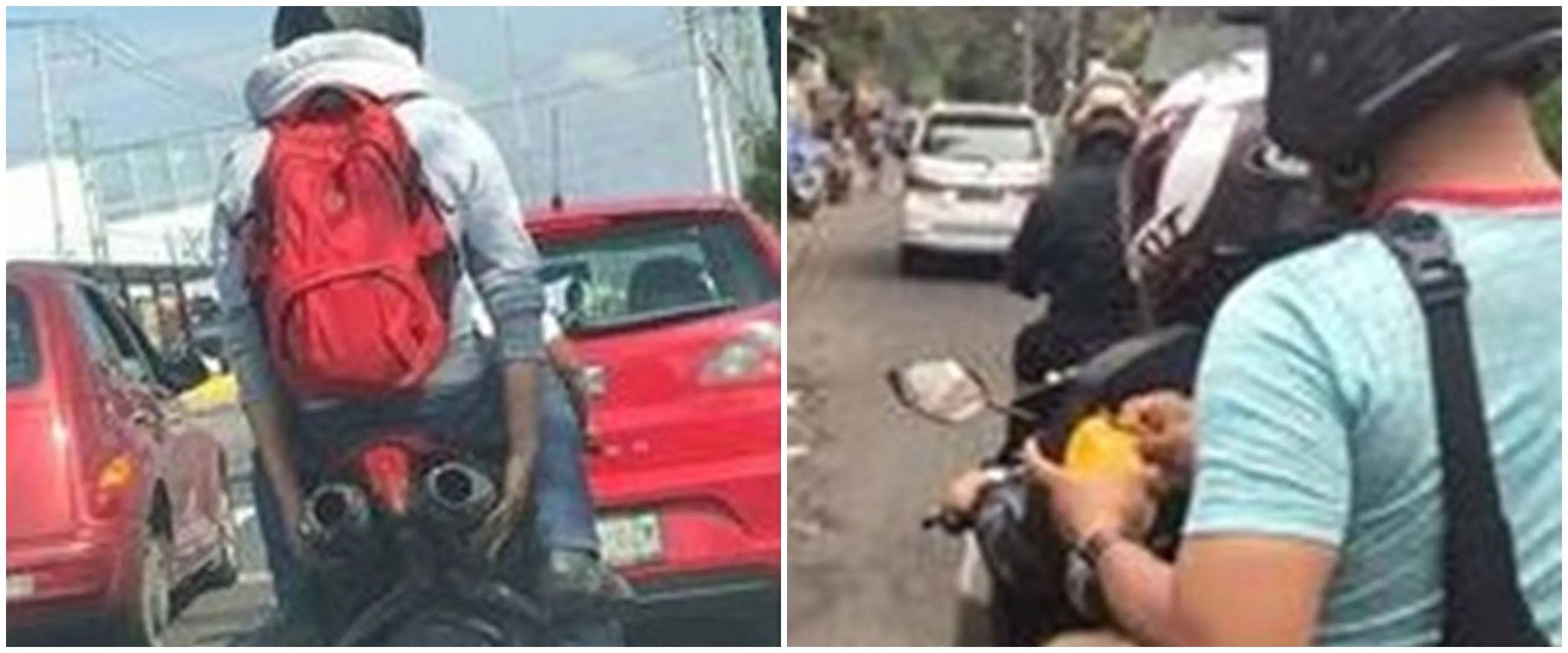 11 Potret kelakuan nyeleneh orang saat dibonceng naik motor, kocak