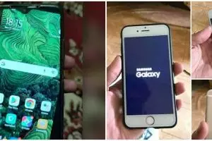 11 Penampakan nyeleneh layar HP ini bikin mikir dua kali