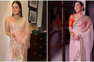 9 Beda gaya Kareena dan Karisma Kapoor pakai lehenga, anggun memesona