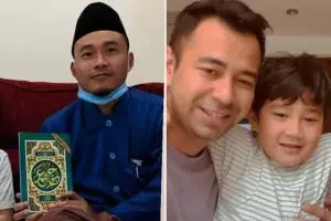9 Potret Rafathar ikuti pesantren kilat, mudah akrab dengan santri