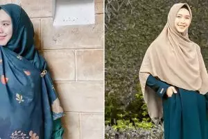 11 Inspirasi busana Lebaran Oki Setiana Dewi, tampil lebih berwarna