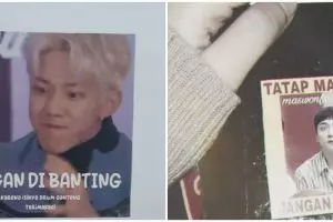 11 Potret stiker K-Pop jangan banting di paket ini bikin salah fokus