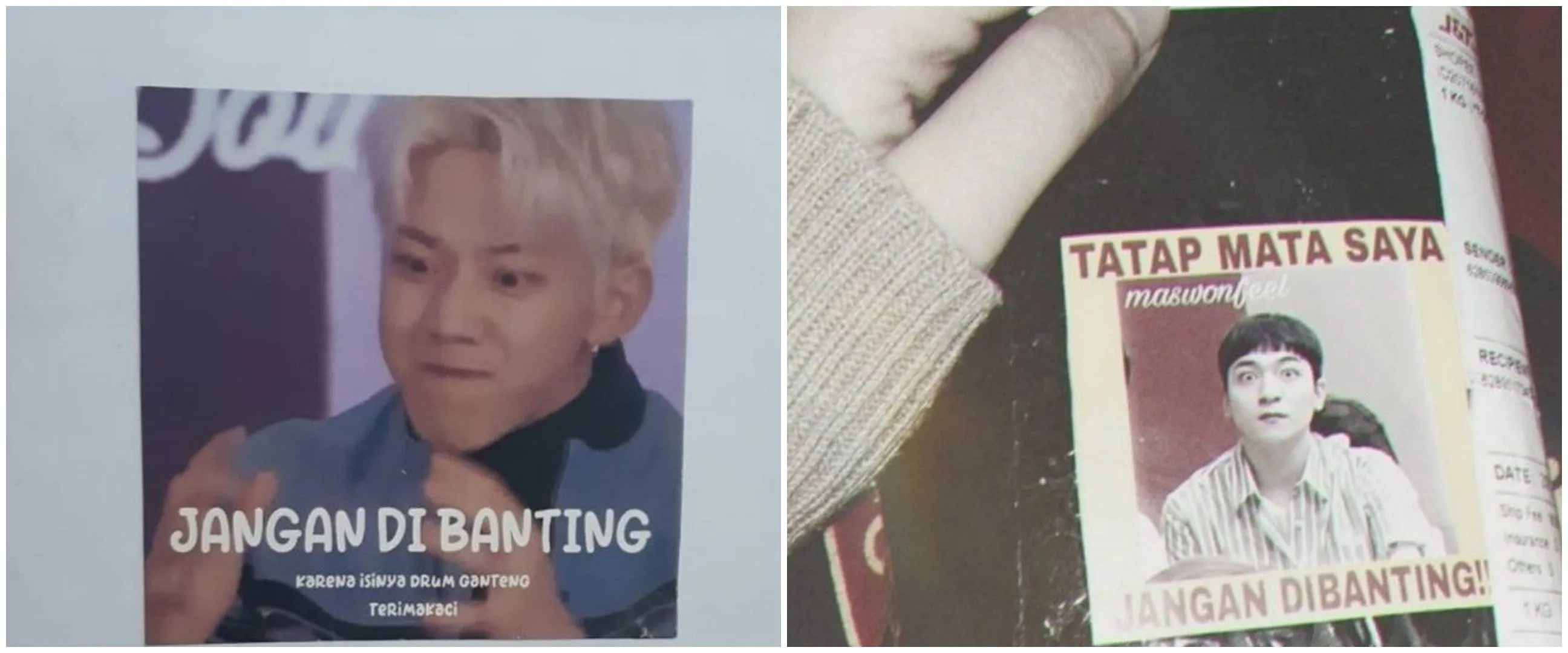 11 Potret stiker K-Pop jangan banting di paket ini bikin salah fokus