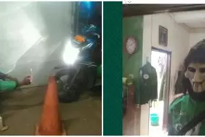11 Potret lucu driver ojek online selfie, ada-ada aja penampakannya