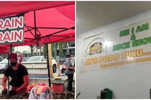 15 Potret lucu pedagang sok Inggris, bikin gagal paham