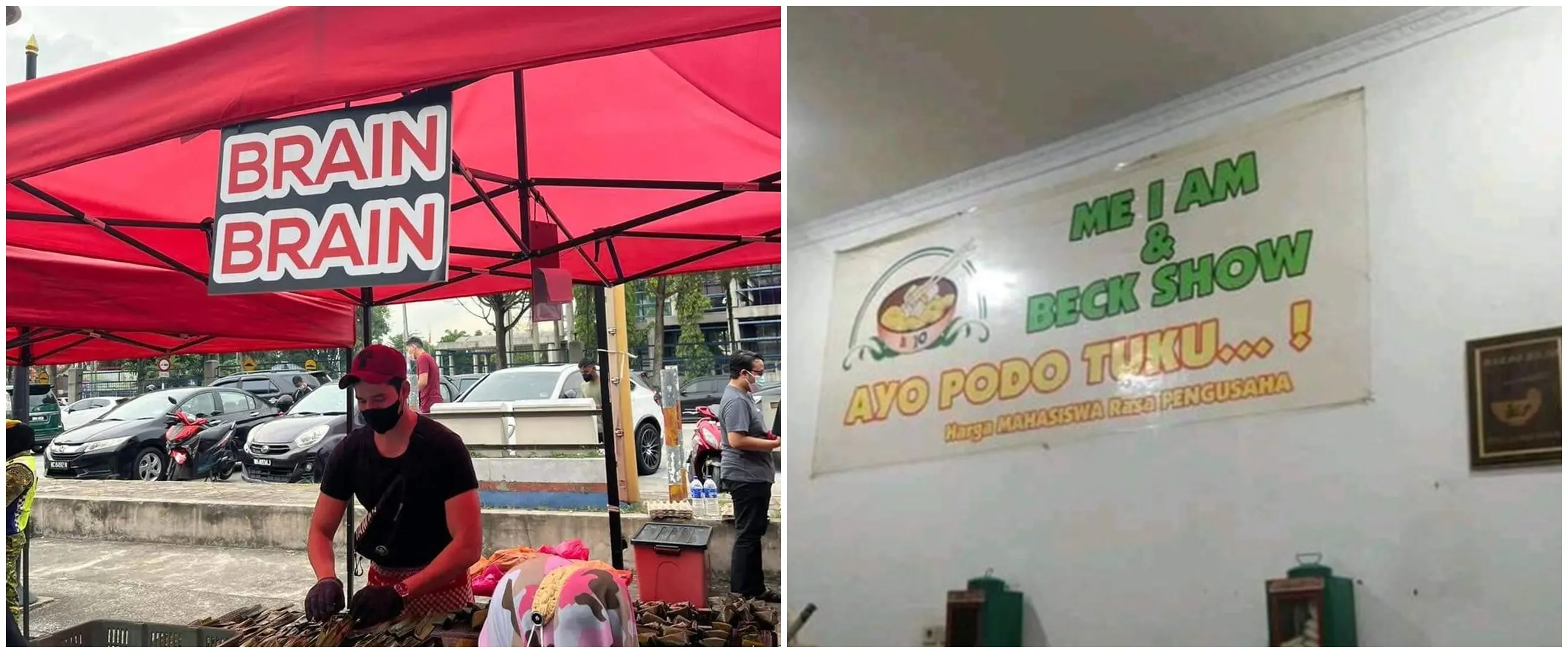 15 Potret lucu pedagang sok Inggris, bikin gagal paham