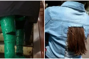 15 Fashion nyeleneh di tempat umum ini bikin nggak habis pikir