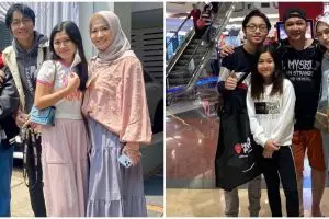 11 Momen Adelia Pasha bareng tiga anak sambungnya, layaknya sahabat