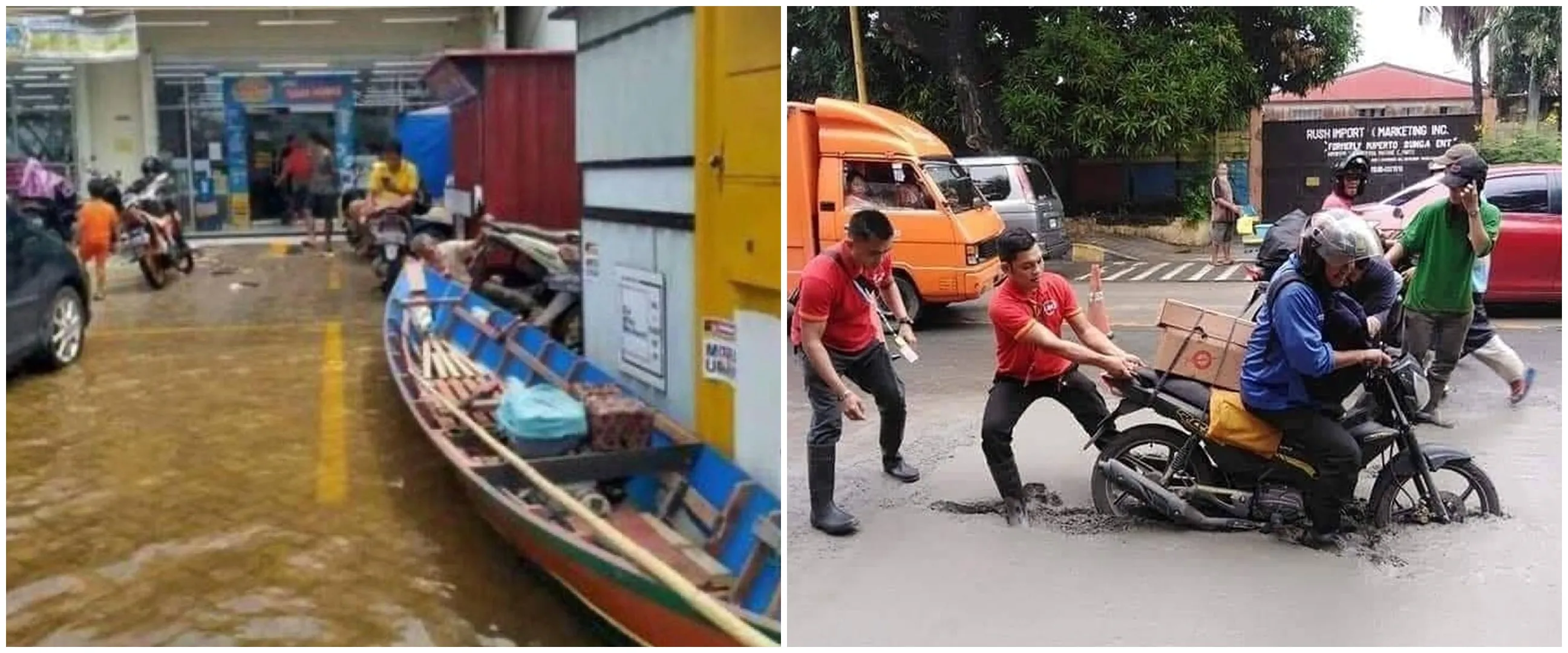 11 Penampakan nyeleneh di parkiran minimarket ini bikin tepuk jidat