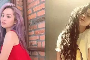 11 Transformasi gaya rambut Mawar AFI, cantik dengan warna purple ash